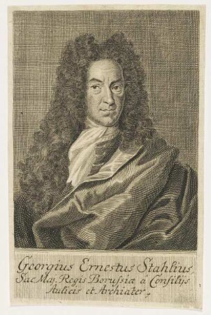 Bildnis des Georgius Ernestus Stahlius
