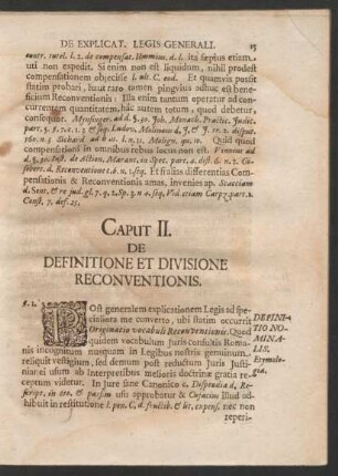 Caput II. De Definitone Et Divisione Reconventionis.
