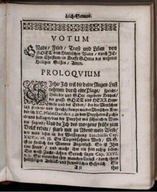 Proloquium