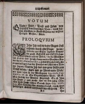 Proloquium