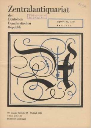 Nr. 1197: Medizin
