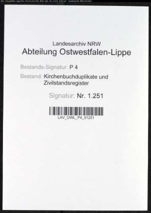 Kirchenbuchduplikat der evangelisch-reformierten Landgemeinde Iserlohn (GHT 1869). (Gemeinde: Iserlohn, evangelisch-reformierte Landgemeinde)