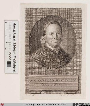 Bildnis August Gottlieb Spangenberg