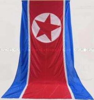 Staatsflagge der Demokratischen Volksrepublik Korea