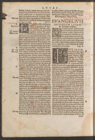 Evangelium Secundum Lucam.