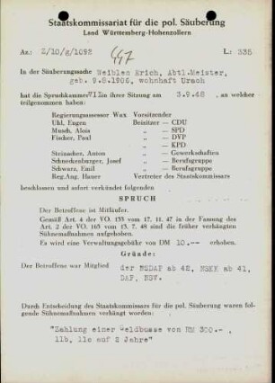 Weiblen, Erich