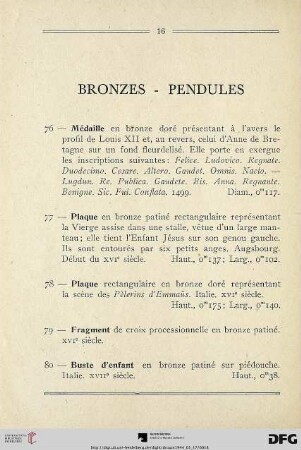 Bronzes – Pendules (Nr. 76-90)