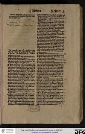 Summa angelica de casibus conscientie per venerabilem fratrem Angelum de Clavasio compilata, incipit feliciter.