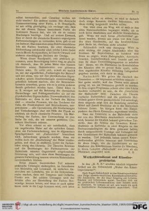 5: Werkstättendienst und Künstlerproletariat