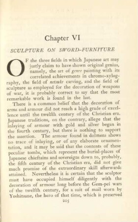 Chapter VI. Sculpture on sword-furniture