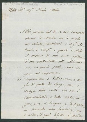 Brief an Carlo Emanuele Andreoli ; 05.06.1781