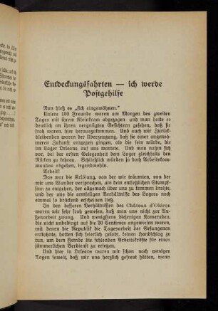 25 Entdeckungsfahrten - Ich werde Postgehilfe