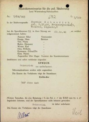 Scheurich, Eugenie