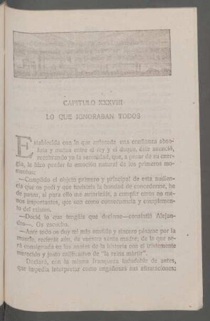 Capítulo XXXVIII - Lo que ignoraban todos