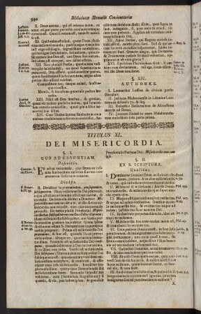 540-556, XL. Dei Misericordia