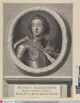 Petrus Alexeewitz [Peter der Große, Zar von Russland; Peter the Great, Tsar of Russia]