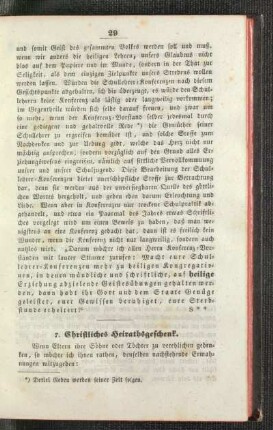 Christliches Heirathsgeschenk