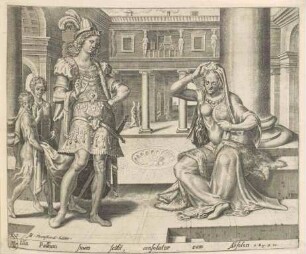 Absalom tröstet Tamar, Blatt 5 aus der Folge "Die Geschichte von Tamar und Amnon"