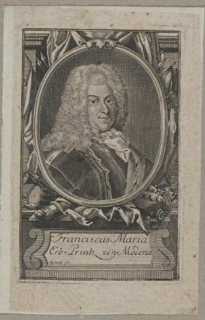 Bildnis des Franciscus Maria Erb-Printz von Modena