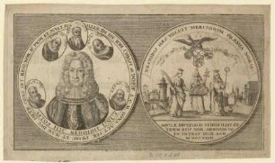 Medaille auf Johann Christof (= Hans Chr. I.) Imhoff, 1. Duumvir