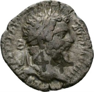 Denar des Septimius Severus mit Darstellung der Securitas