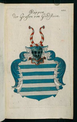 152r-152v, 152. Wappen der Grafen von Goldstein