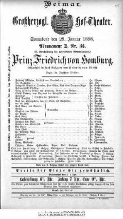 Prinz Friedrich von Homburg