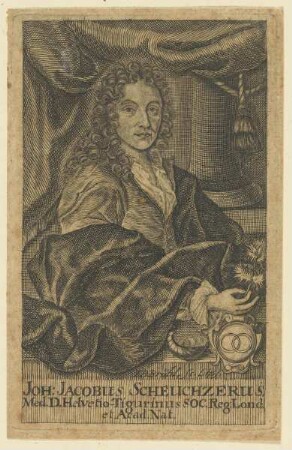 Bildnis des Joh. Jacobus Scheuchzerus