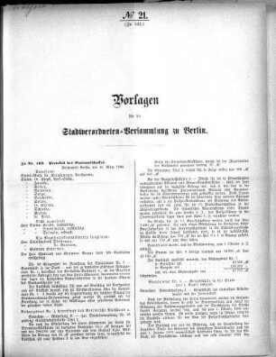 No. 21 (zu 163), 11. März 1884