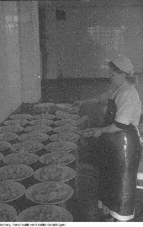 Werksküchen, Januar 1946