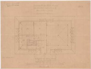 Villa Rewald, Berlin-Lichterfelde: Grundriss DG 1:51