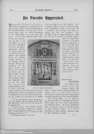 Die Parochie Ruppersdorf