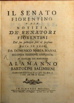 Il senato Fiorentino