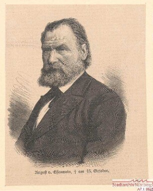 August von Essenwein; gest. 13. Oktober 1892