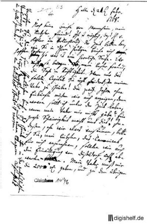 53: Brief von Johann Georg Jacobi an Johann Wilhelm Ludwig Gleim