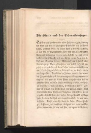 Die Hirtin und der Schornsteinfeger.