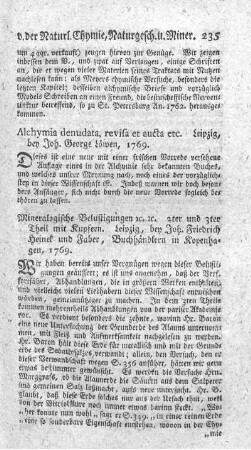 Mineralogische Belustigungen. T.2.3.
