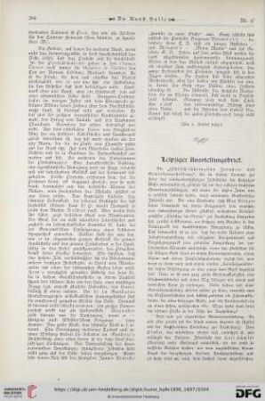 2: Leipziger Ausstellungsbrief