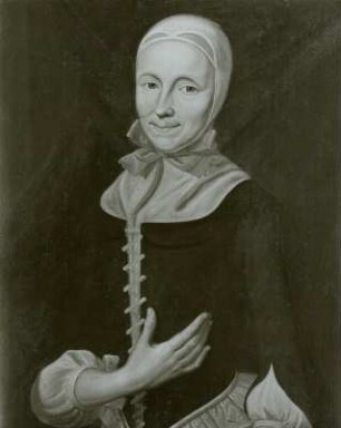 Zinzendorf, Anna Gräfin von, geb. Nitschmann : Anna Gräfin von Zinzendorf (geborene Nitschmann, Zweite Gemahlin des Grafen Zinzendorf). Gemälde. Verwalter: Unitätsarchiv der Evangelischen Brüdergemeine Herrnhut