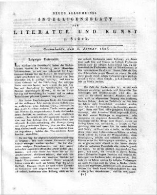 1805: Leipziger Literaturzeitung