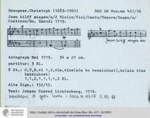 Jesu hilf siegen
