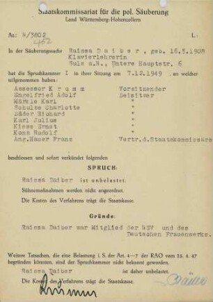 Daiber, Raissa