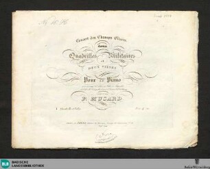 1: I Quadrille et valse