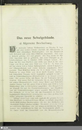 Das neue Schulgebäude