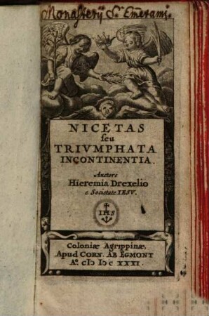 Nicetas seu Trivmphata Incontinentia