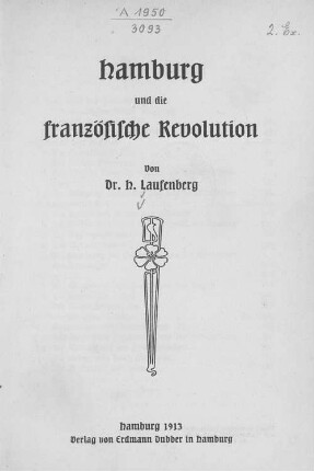 Hamburg und die französische Revolution