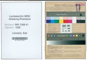 Entnazifizierung Karl Lennartz , geb. 22.03.1921 (Friseur)