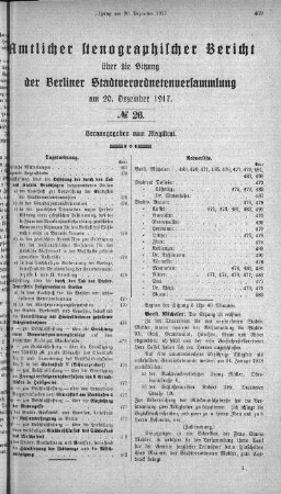 No. 26, 20. Dezember 1917