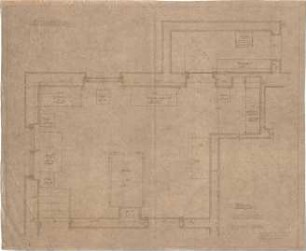 Littmann, Max; Bocksberg; Stallgebäude und Bauernhaus - Bauernhaus, Küche (Grundriss)