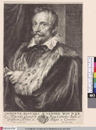Ioannes Waverius [Porträt des Diplomaten Jan van den Wouwer; Jan van den Wouwer; Portret van Jan van den Wouwer]